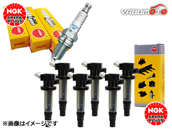 ゼスト JE1 JE2 NGK 標準 スパークプラグ 6803 BKR6E-9S 6本 NGK イグニッションコイル U5160 6本セット H18.03〜H20.11 送料無料の通販は 44,110円