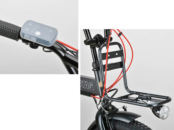 キャプテンスタッグ eワイルダー 電動 FDB206 マットブラック 20型 BMX