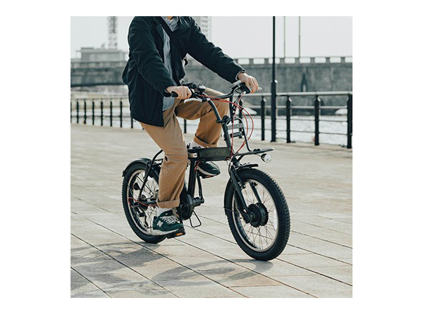 キャプテンスタッグ eワイルダー 電動 FDB206 マットブラック 20型 BMX