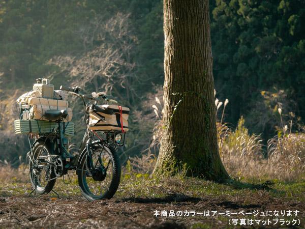 キャプテンスタッグ eバーギー 電動自転車 FDB206 アーミーベージュ 6段変速 20型 サイクル YG-1503 メーカー直送 法人のみ配送_6