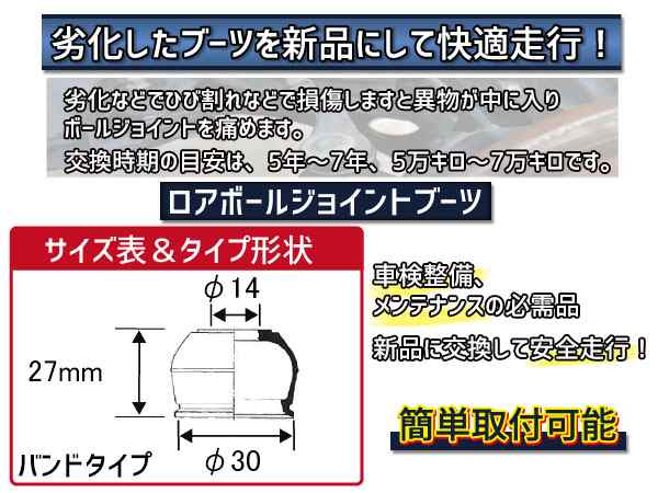 セルボ ソリオ ツイン パレット HG21S MA34S EC22S MK21S タイロッドエンドブーツ ロアボールブーツ 4個セット ゆうパケット  送料無料 の通販はau PAY マーケット - プロツールショップヤブモト