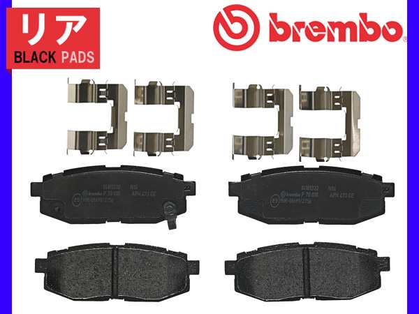 ブレンボ ブレーキパッド 86 ZN6 GT リア ブラックパッド P78018 brembo 12/04〜 送料無料の通販は