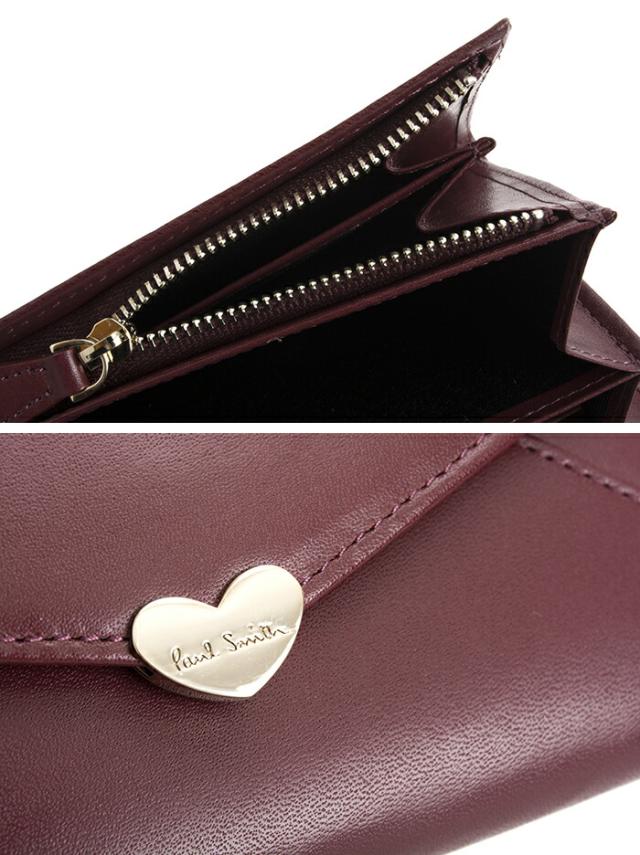 ポールスミス 財布 長財布 Paul Smith ワイン pwu927-80 レディース 婦人 ギフト 定番 彼氏 彼女 プレゼント ポールスミス 財布 長財布 Paul Smith ワイン pwu927-80 レディース