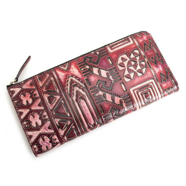 展示品箱なし キャサリンハムネット 財布 長財布 L字ファスナー 赤(レッド) KATHARINE HAMNETT LONDON khp443-20 レディース 婦人