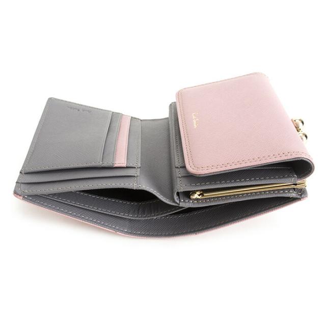 ポールスミス 財布 三つ折り財布 がま口財布 ピンク Paul Smith pwd524