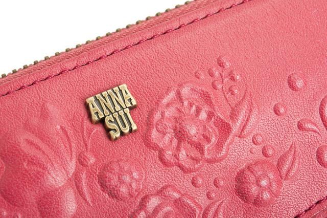 展示品箱なし アナスイ 財布 長財布 ラウンドファスナー ピンク ANNA SUI 313451-33 レディース 婦人_4