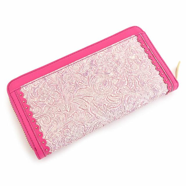 アナスイ 財布 長財布 ラウンドファスナー ピンクパープル ANNA SUI 314290-92 レディース 婦人 ギフト 定番 彼氏 彼女 プレゼント_1