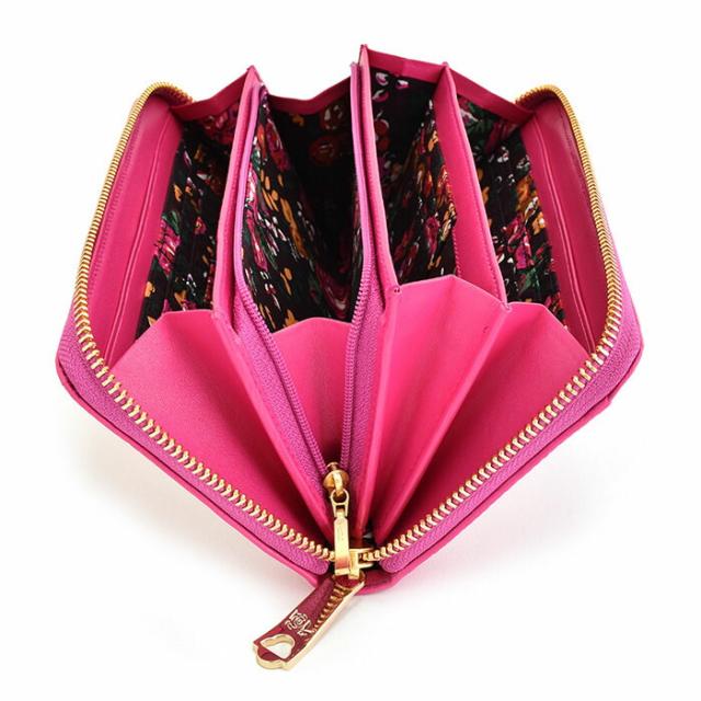 アナスイ 財布 長財布 ラウンドファスナー ピンクパープル ANNA SUI 314290-92 レディース 婦人 ギフト 定番 彼氏 彼女 プレゼント_2