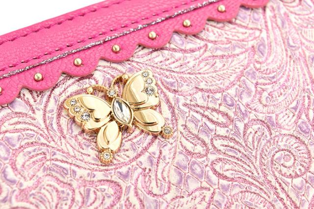 アナスイ 財布 長財布 ラウンドファスナー ピンクパープル ANNA SUI 314290-92 レディース 婦人 ギフト 定番 彼氏 彼女 プレゼント_4