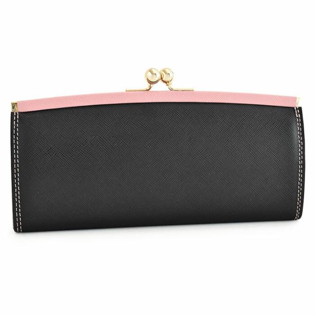 訳あり展示品箱なし ポールスミス 財布 長財布 がま口財布 黒(ブラック) Paul Smith pwd525-10 b レディース 婦人_1