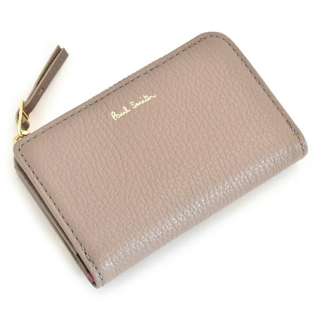 ポールスミス 財布 小銭入れ ケース キーケース L字ファスナー トープ Paul Smith pwd031-13 レディース 婦人 ギフト 定番 彼氏 彼女 プレゼント