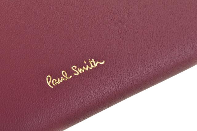 展示品箱なし ポールスミス 財布 長財布 がま口財布 Paul Smith バーガンデ pwd775-80 レディース 婦人_4