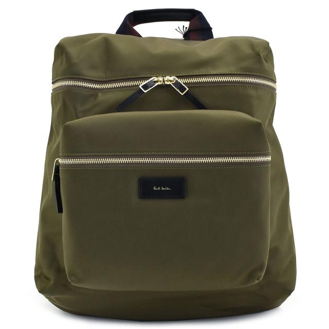 ポールスミス バッグ リュックサック カーキ Paul Smith psn216-54 メンズ 紳士 ギフト 定番 彼氏 彼女 プレゼント