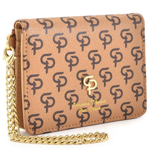 サマンサタバサ パスケース 定期入れ 茶(ブラウン) SamanthaThavasaPetitChoice 25762-99 レディース 婦人 ギフト 定番 彼氏 彼女 プレゼント