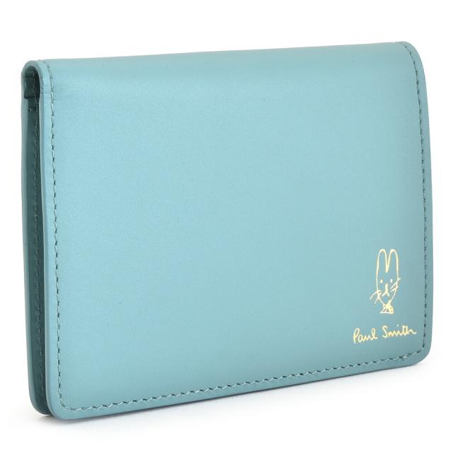 ポールスミス 名刺入れ カードケース 小銭入れ スカイ Paul Smith bpw074-35 レディース 婦人 ギフト 定番 彼氏 彼女 プレゼント