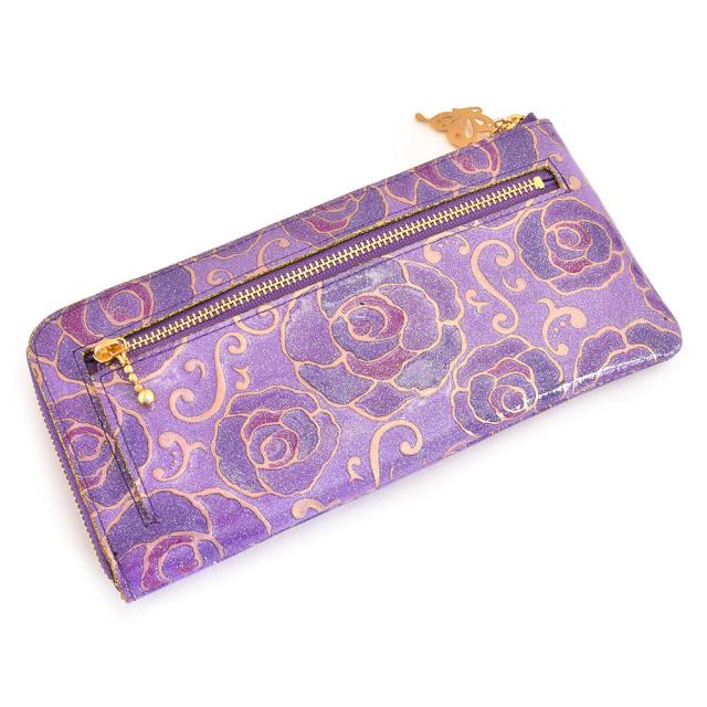 アナスイ 財布 長財布 L字ファスナー 紫(パープル) ANNA SUI 315431-90
