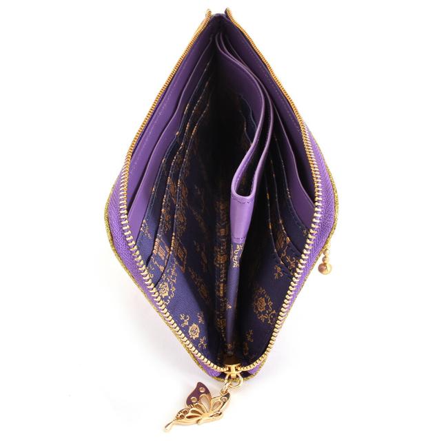 アナスイ 財布 長財布 L字ファスナー 紫(パープル) ANNA SUI 315431-90