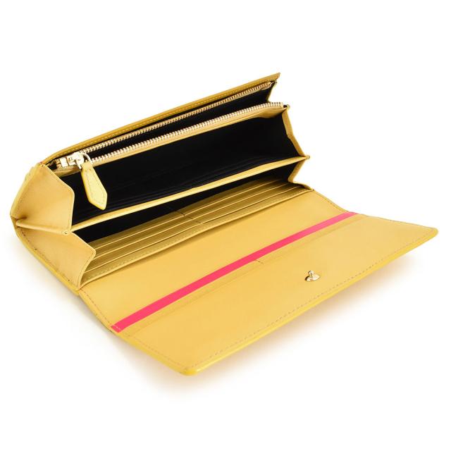 展示品箱なしポールスミス 財布 長財布 黄色(イエロー) Paul Smith pwd616-40 レディース 婦人 展示品箱なしポールスミス 財布 長財布 黄色(イエロー) Paul Smith