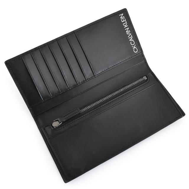 展示品箱なし カルバンクライン 財布 長財布 黒(ブラック) CK CALVIN KLEIN 000004 メンズ 紳士