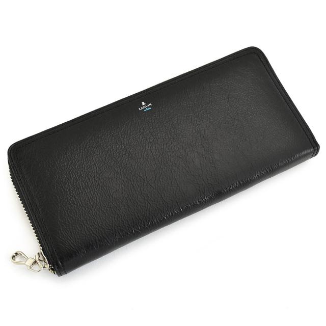 ランバンオンブルー 財布 長財布 ランドファスナー 黒(ブラック) LANVIN en Bleu 558617 メンズ 紳士 ギフト 定番 彼氏 彼女 プレゼント