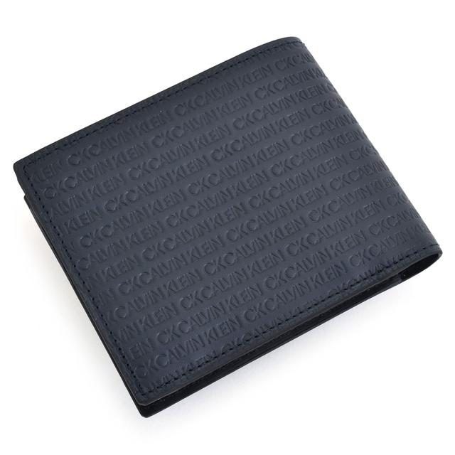 カルバンクライン 財布 二つ折り財布 紺(ネイビー) CK CALVIN KLEIN