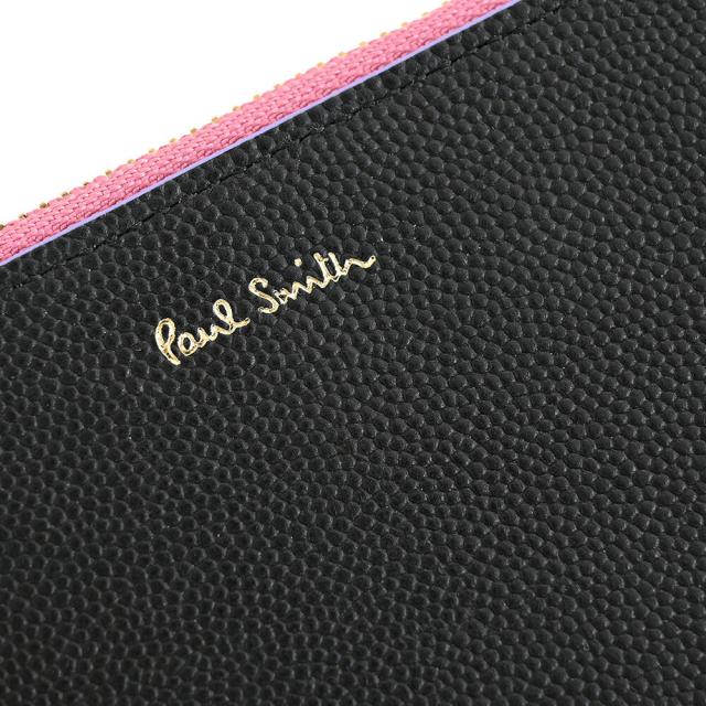 ポールスミス 財布 長財布 ファスナー財布 黒(ブラック) Paul Smith bpw254-10 レディース 婦人 ギフト 定番 彼氏 彼女 プレゼント_5