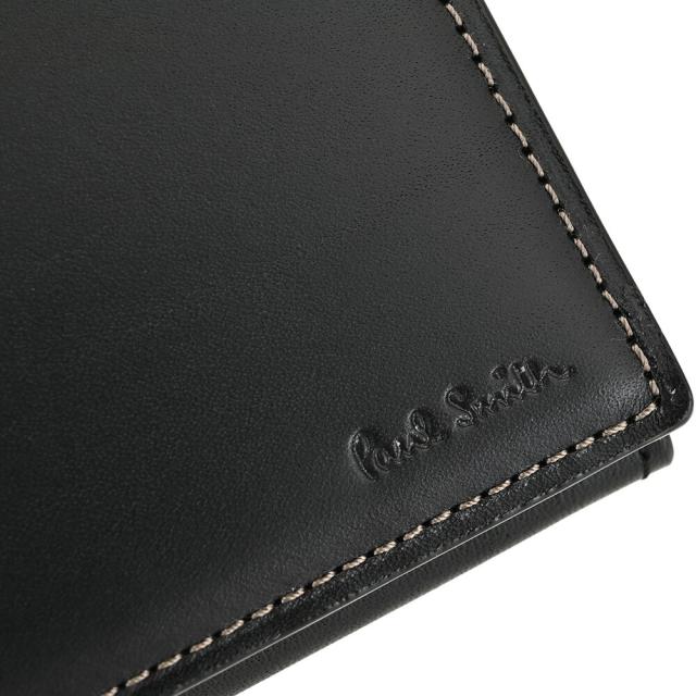 展示品箱なし ポールスミス 財布 長財布 カード&札 黒(ブラック) Paul 