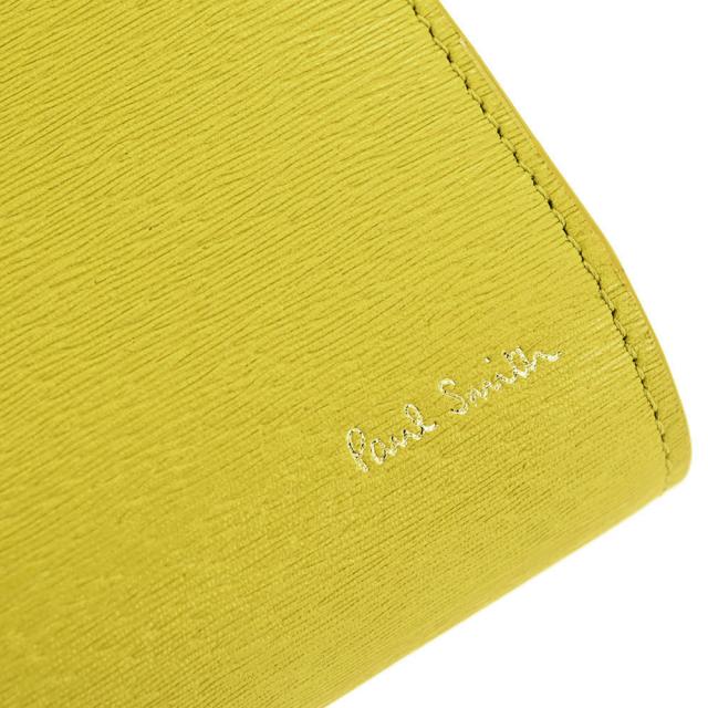 展示品箱なし ポールスミス キーケース コインケース マルチケース ラウンドファスナー 黄色(イエロー) Paul Smith psq