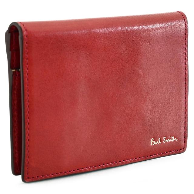 展示品箱なし ポールスミス パスケース 定期入れ 赤(レッド) Paul Smith psq041-20 メンズ 紳士