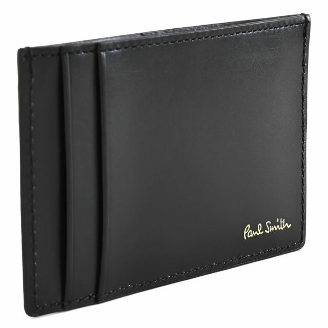 ポールスミス パスケース 定期入れ 黒(ブラック) Paul Smith bps001-10 メンズ 紳士 ギフト 定番 彼氏 彼女 プレゼント_1