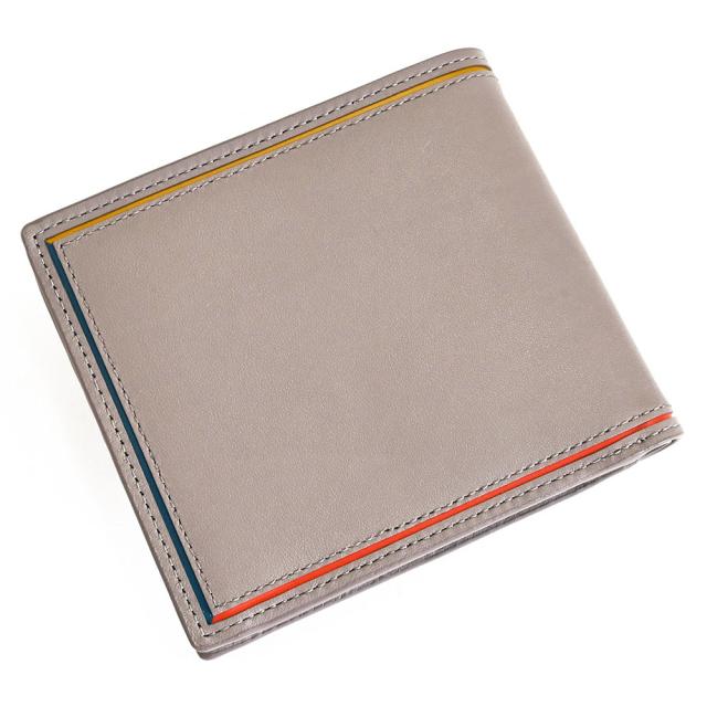 展示品箱なし ポールスミス 財布 二つ折り財布 ライトグレー Paul