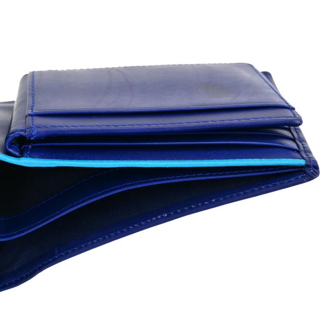 展示品箱なし ポールスミス 財布 二つ折り財布 カード入れ付き 青(ブルー) Paul Smith psc105-30 メンズ 紳士_6