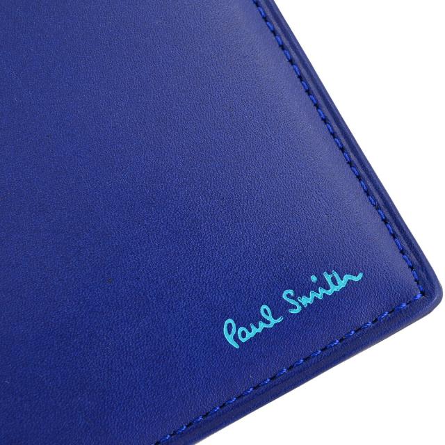 展示品箱なし ポールスミス 財布 二つ折り財布 カード入れ付き 青(ブルー) Paul Smith psc105-30 メンズ 紳士_7