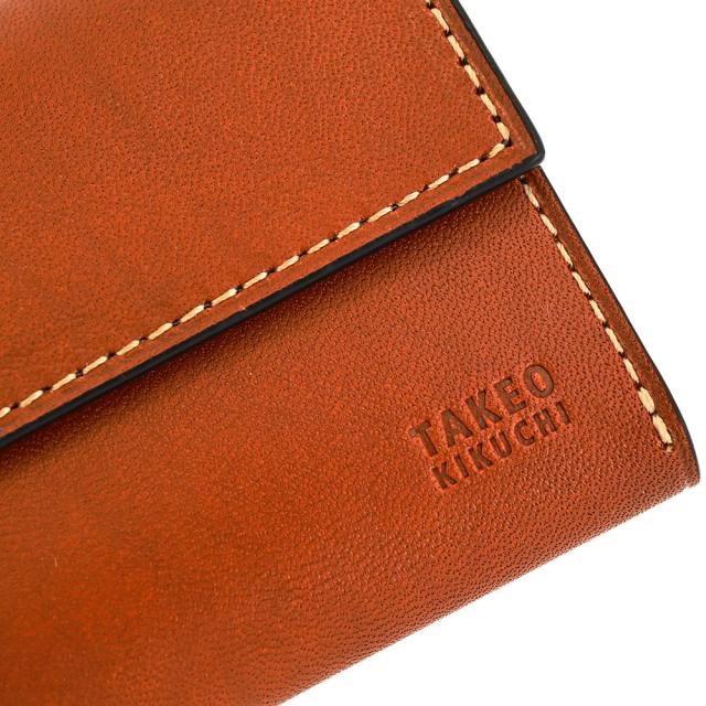タケオキクチ 財布 小銭入れ コインケース キャメル TAKEO KIKUCHI 742611 メンズ 紳士 ギフト 定番 彼氏 彼女 プレゼント_4