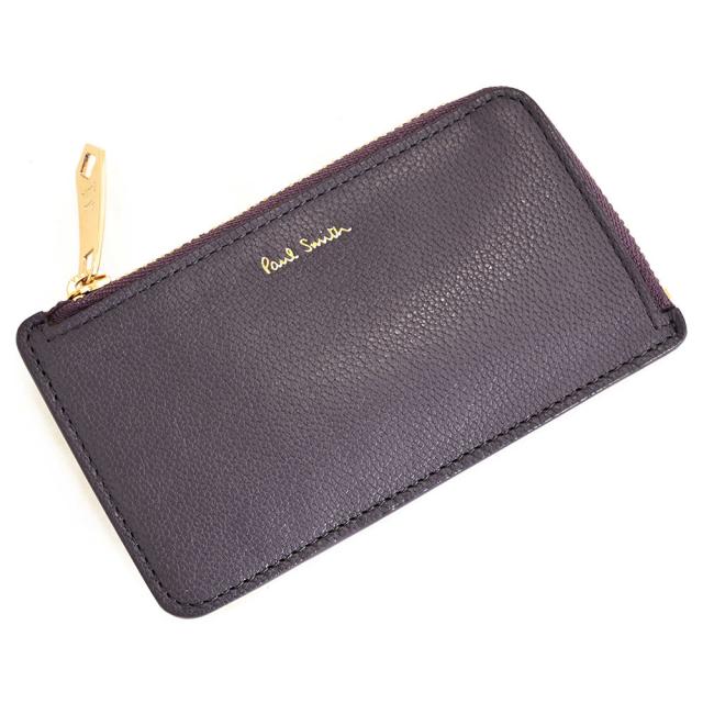 ポールスミス 財布 フラグメントケース ケース カードケース キーケース L字ファスナー 灰(グレー) Paul Smith bpw051-13 レディース 婦人 ギフト 定番 彼氏 彼女 プレゼント