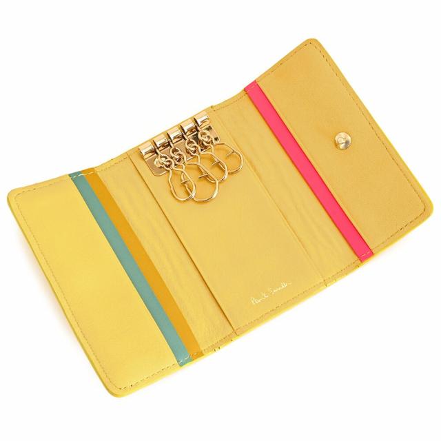 訳あり ポールスミス キーケース Paul Smith 黄色(イエロー) pwd610-40