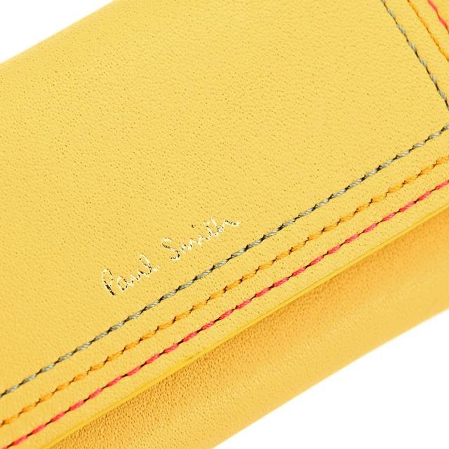訳あり ポールスミス キーケース Paul Smith 黄色(イエロー) pwd610-40