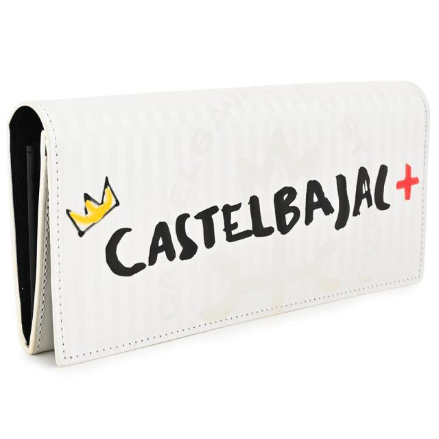 カステルバジャック 財布 長財布 白(ホワイト) CASTELBAJAC 078614 メンズ 紳士 ギフト 定番 彼氏 彼女 プレゼント