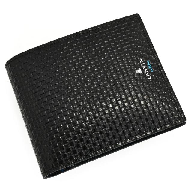 ランバンオンブルー 財布 二つ折り財布 黒(ブラック) 2986 LANVIN en Bleu メンズ 紳士 ギフト 定番 彼氏 彼女 プレゼント