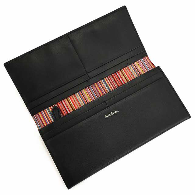 展示品箱なし ポールスミス 財布 長財布 黒(ブラック) Paul Smith bps206-10 メンズ 紳士