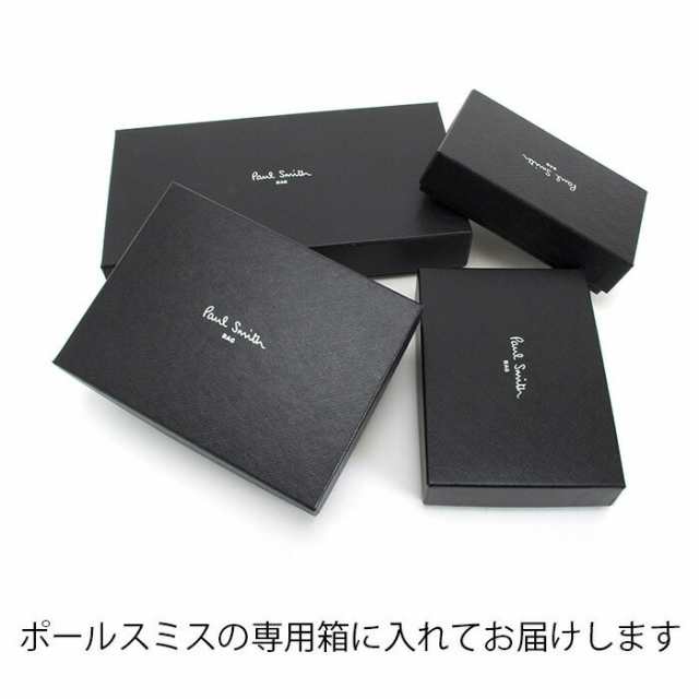 ポールスミス 財布 二つ折り財布 がま口財布 黒(ブラック) Paul Smith bpw103-10 レディース 婦人 ギフト 定番 彼氏 彼女 プレゼント