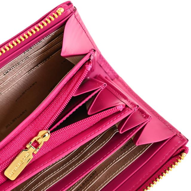 ジルスチュアート 財布 長財布 L字ファスナー ワイン JILL STUART 