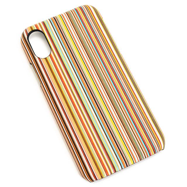 ポールスミス スマホケース iphoneケース iPhoneX XS専用 ハードタイプ マルチストライプ Paul Smith psq220-17 メンズ 紳士 ギフト 定番 彼氏 彼女 プレゼント