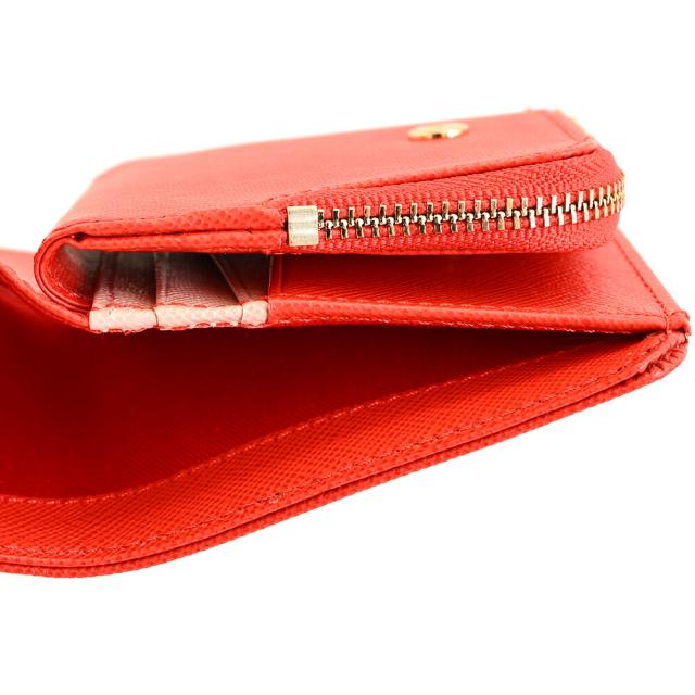 展示品箱なし ポールスミス 財布 二つ折り財布 L字ファスナー コラル
