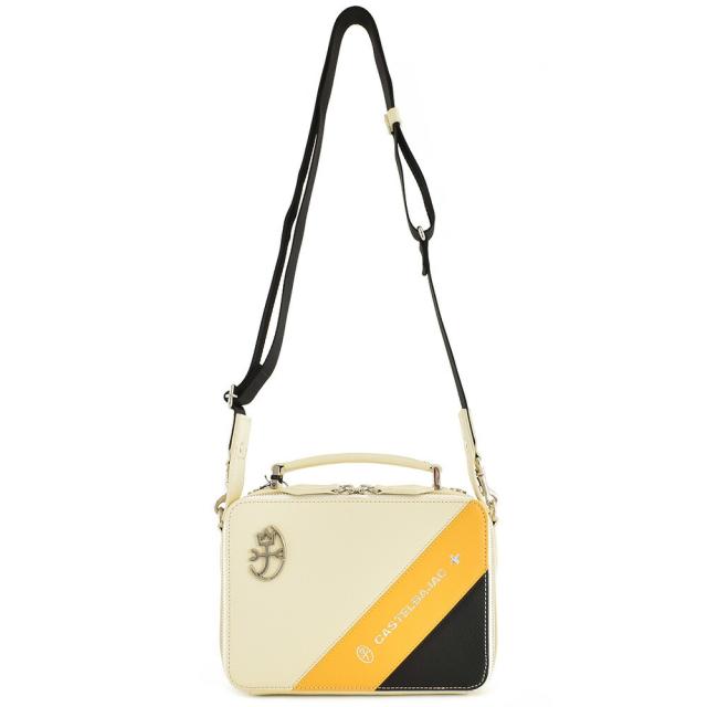 カステルバジャック バッグ ミニショルダーバッグ ハンドバッグ 2wayバッグ 白(ホワイト) CASTELBAJAC 099221 メンズ レディース 紳士 婦人 ギフト 定番 彼氏 彼女 プレゼント
