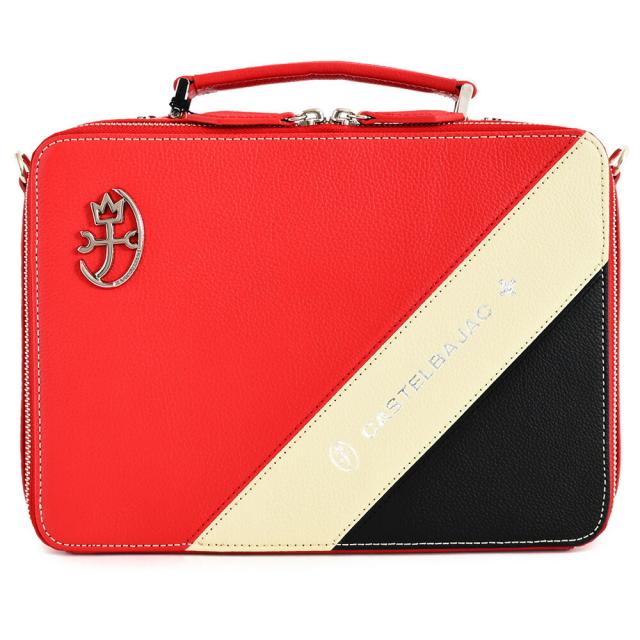 カステルバジャック バッグ ハンドバッグ ショルダーバッグ 2wayバッグ 赤(レッド) CASTELBAJAC 099222 メンズ レディース 紳士 婦人 ギフト 定番 彼氏 彼女 プレゼントの通販は