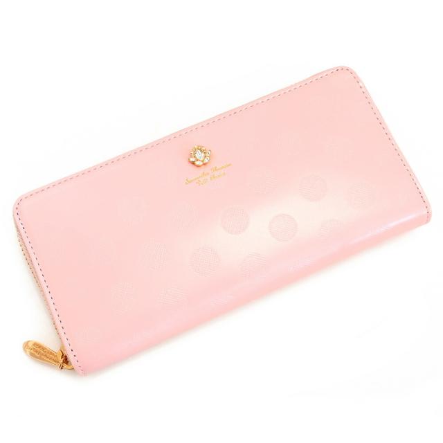サマンサタバサ 財布 長財布 ラウンドファスナー ピンク SamanthaThavasaPetitChoice 60624-20 レディース 婦人 ギフト 定番 彼氏 彼女 プレゼント