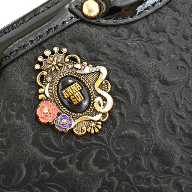 アナスイ 財布 長財布 ラウンドファスナー 黒(ブラック) ANNASUI