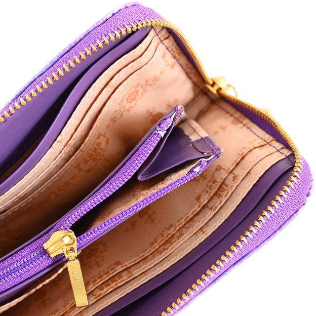 アナスイ 財布 長財布 L字ファスナー ラベンダー ANNA SUI 316911-92
