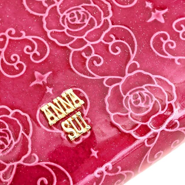 アナスイ 財布 長財布 ラウンドファスナー ワイン ANNA SUI 316914-94